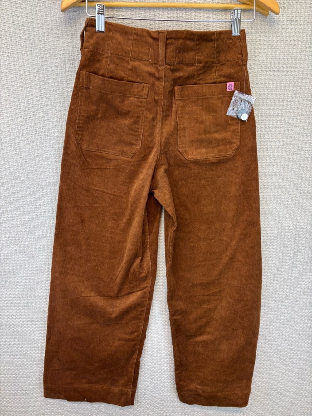NWT Simply Southern Women’s Brown Corduroy Pants Size Small Boho Spring Preppy - Picture 6 of 10